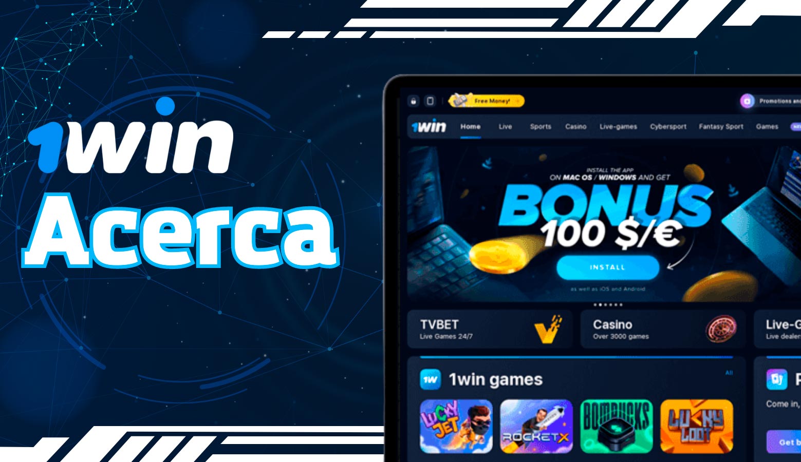 El sitio web es propiedad de 1win