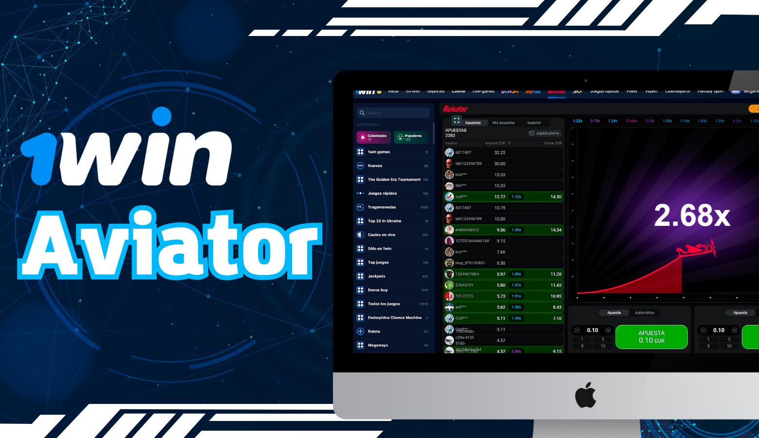1Win Aviator es un juego emocionante